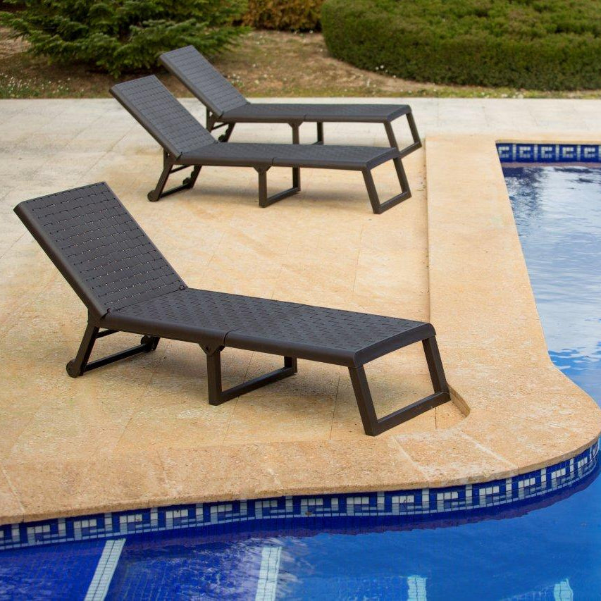 Dream Lounger com Encosto Ajustável | Ideal para Jardim e Piscina