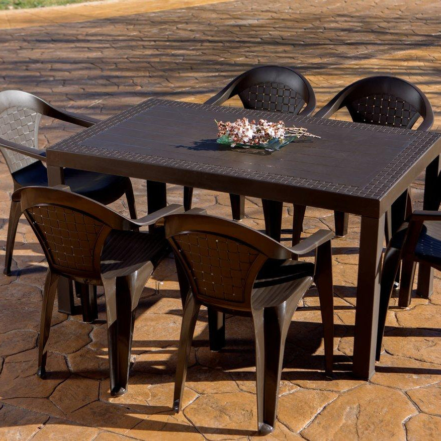 Pack 6 Sillas de Plástico Dream | Resistentes a la intemperie y filtros UV