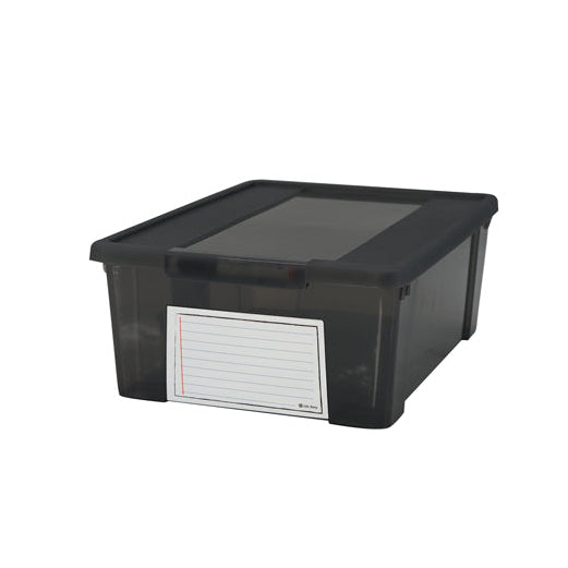 Pack de 4 Cajas de Almacenaje Resistentes y con etiqueta Identificativa 11L