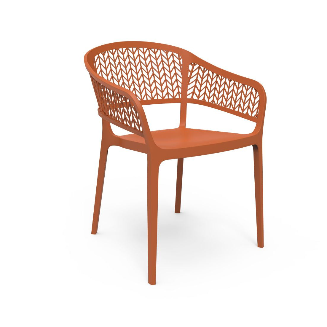 Pack de 4 Sillas Saona de Plástico Reciclado | Estilo Moderno y Confort