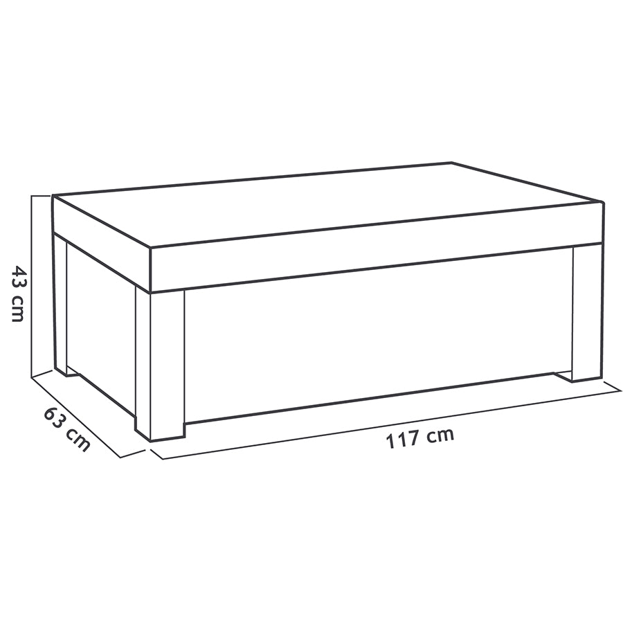 Baúl para Exterior Diva - Hecho con Plástico Reciclado