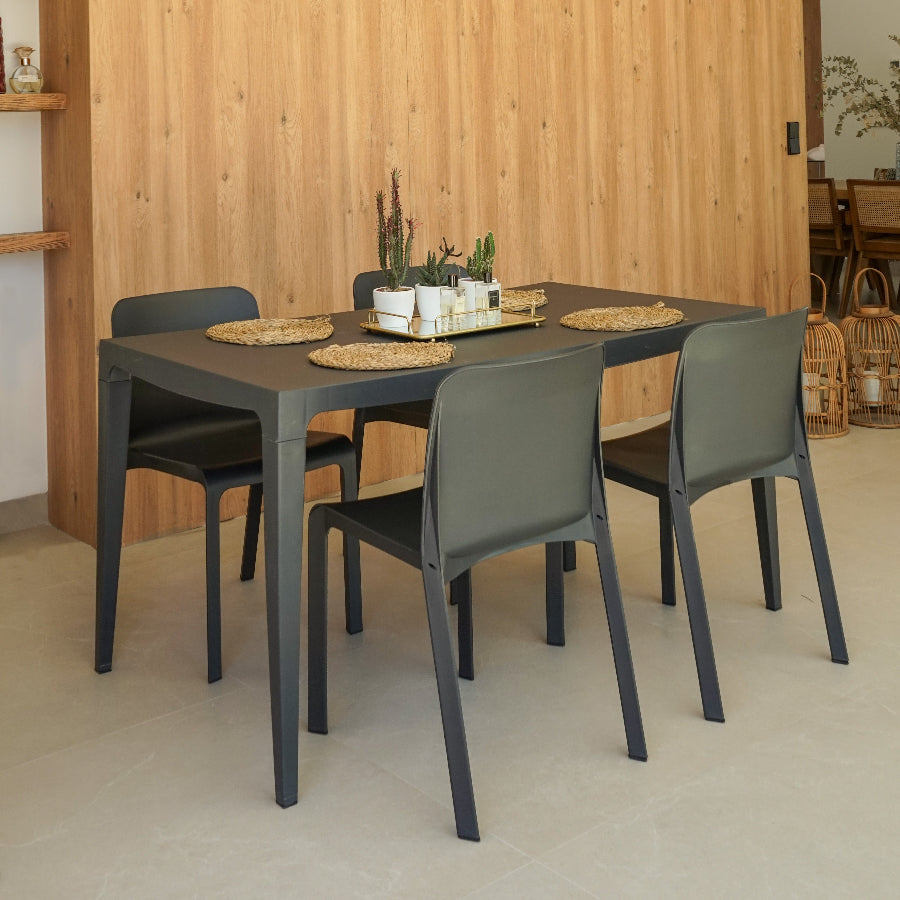 Pack of 6 Grana Chairs Made from Recycled Plastic | Durability and Comfort