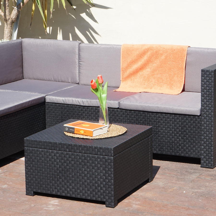 Oasis Injection-Moulded Plastic Garden Furniture Set | Modern and Durable Design