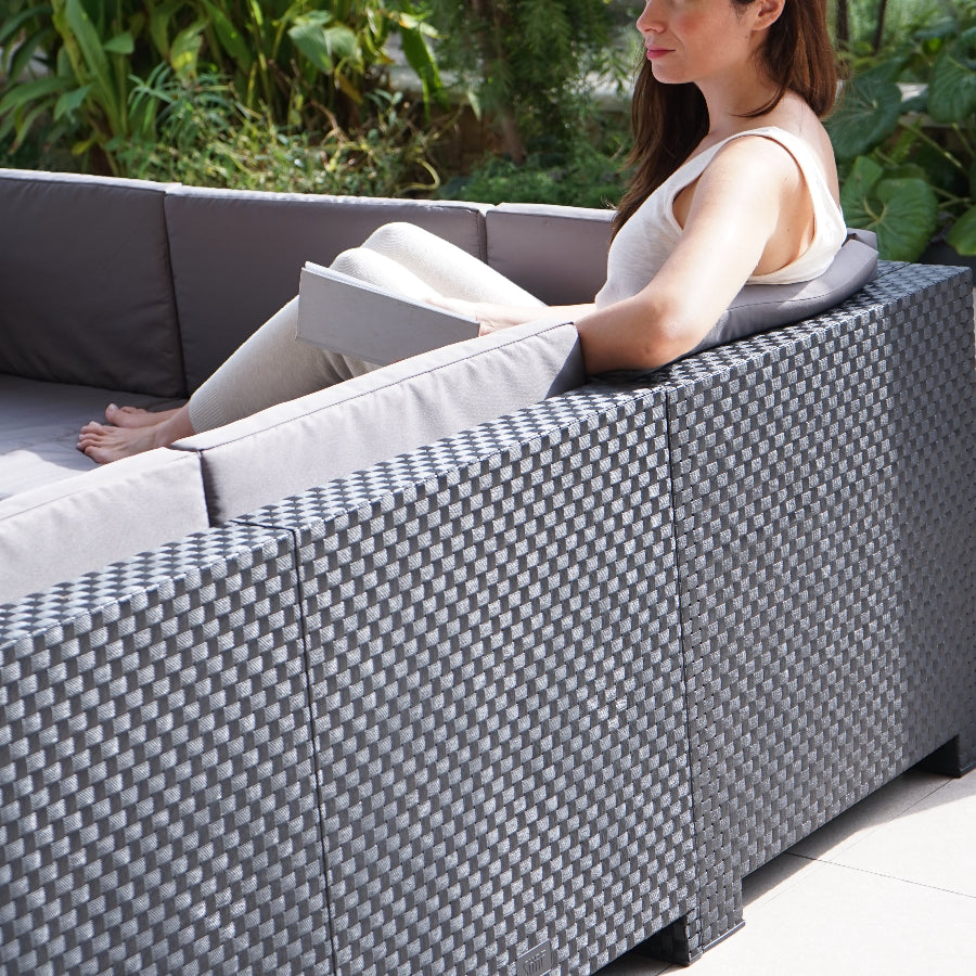 Oasis Injection-Moulded Plastic Garden Furniture Set | Modern and Durable Design