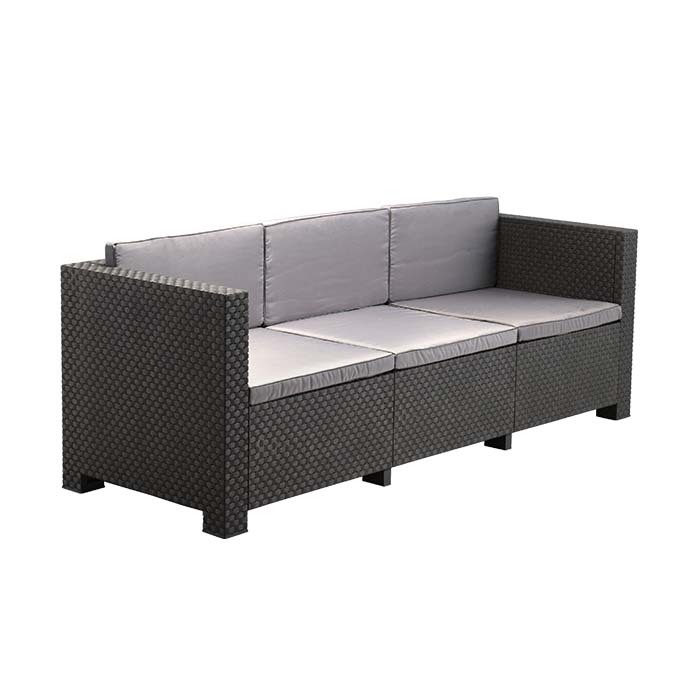 Sofá de 3 Plazas Diva | Plástico Reciclado y Máximo Confort