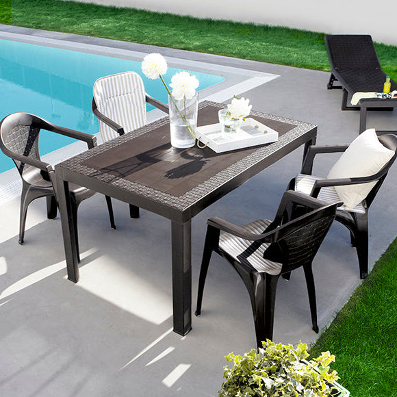 Pack 6 Sillas de Plástico Dream | Resistentes a la intemperie y filtros UV