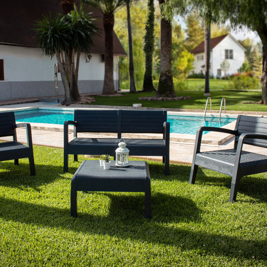 Recycled Plastic Garden Set - Miami | Elegant and Durable Design