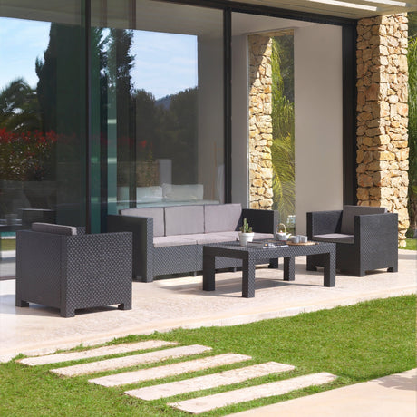 Conjunto de Jardín de Plástico Reciclado - Diva Tropea | Diseño Sostenible y Elegante