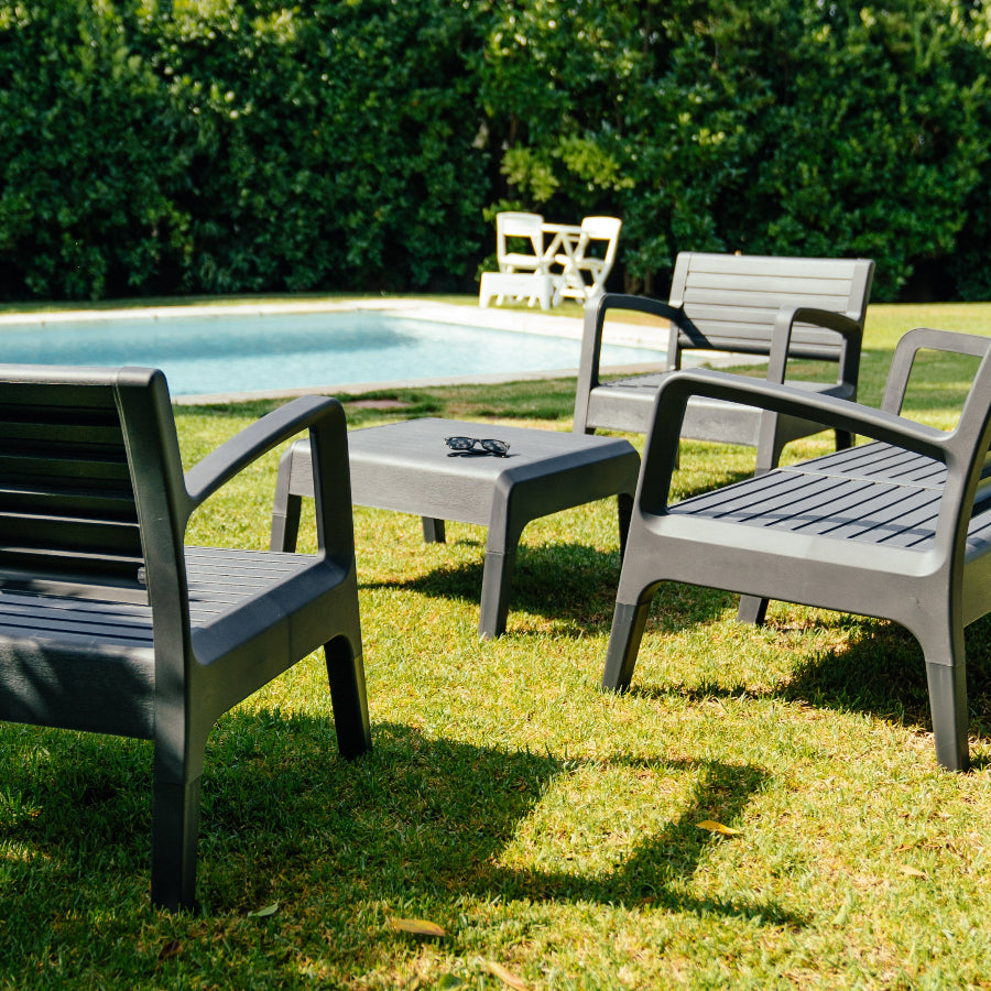 Recycled Plastic Garden Set - Miami | Elegant and Durable Design