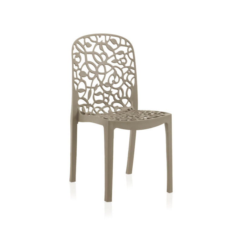 Pack of 6 Flora Chairs Made from Recycled Plastic | Sustainable and Durable Design