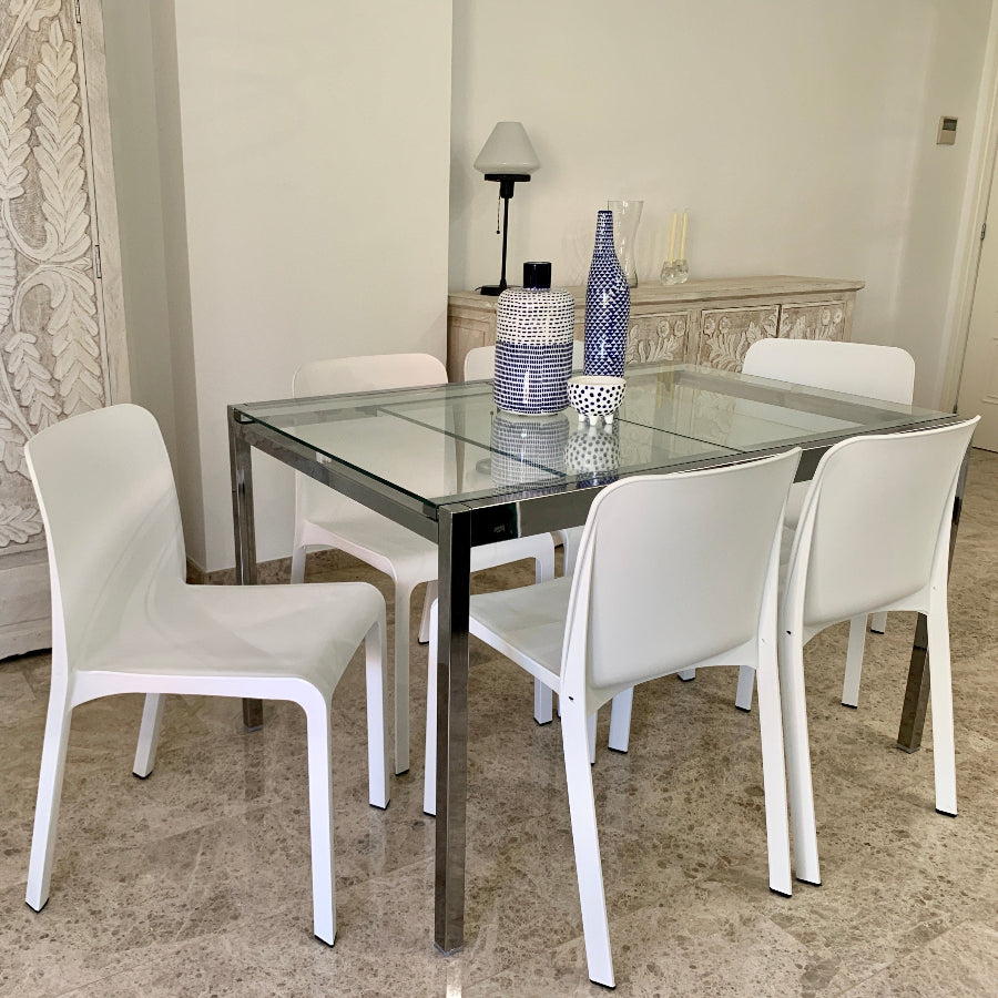 Pack of 6 Grana Chairs Made from Recycled Plastic | Durability and Comfort