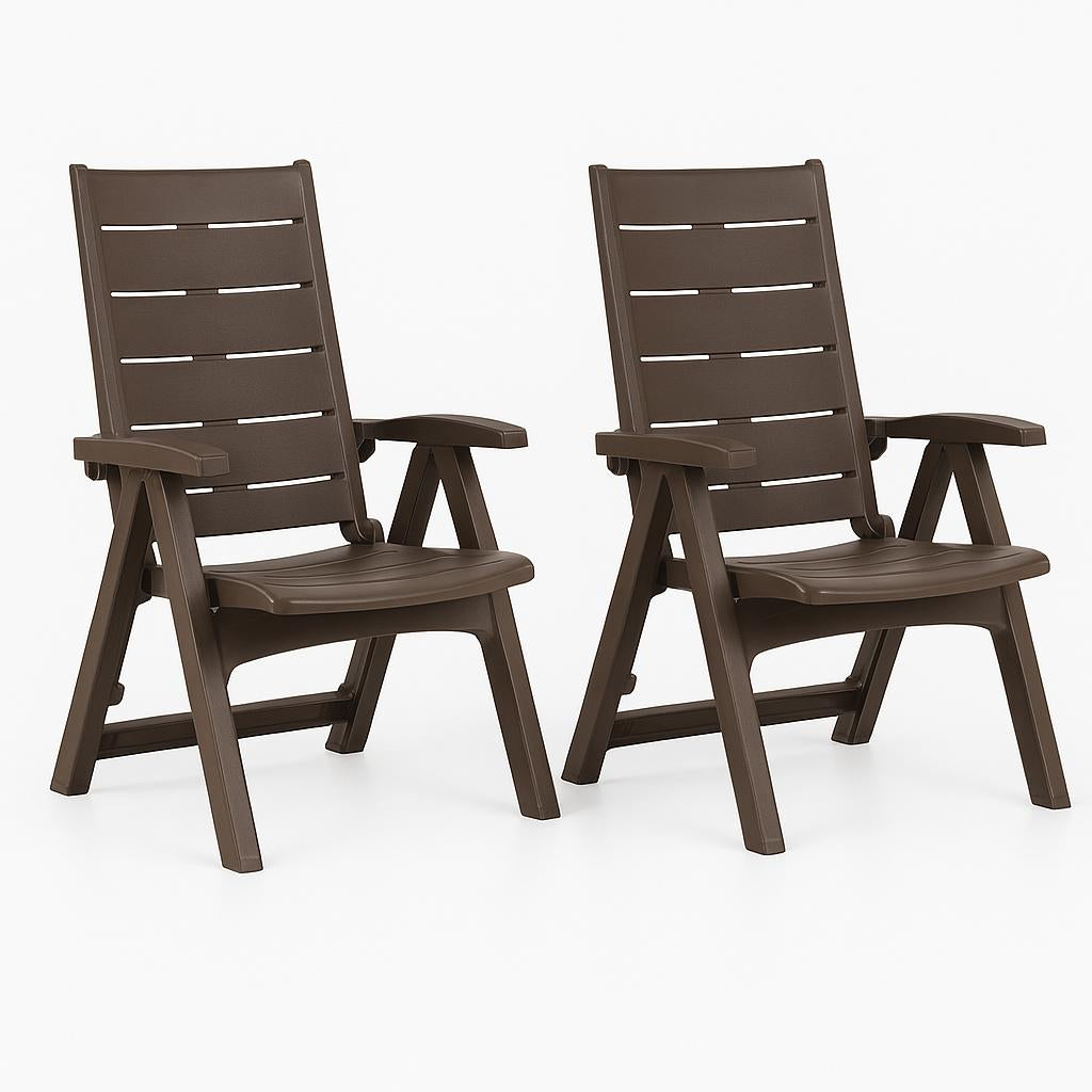 Legno Recliner Chair (Pack of 2) | Multi-Position and Foldable