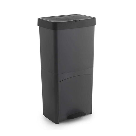 Lixeira de reciclagem de grande capacidade de 70 L | Ideal para casa e escritório