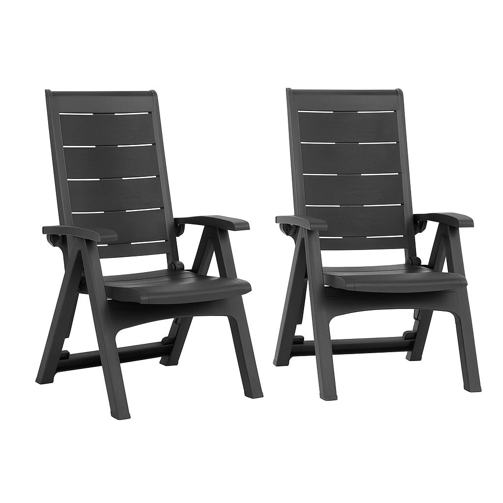 Legno Recliner Chair (Pack of 2) | Multi-Position and Foldable