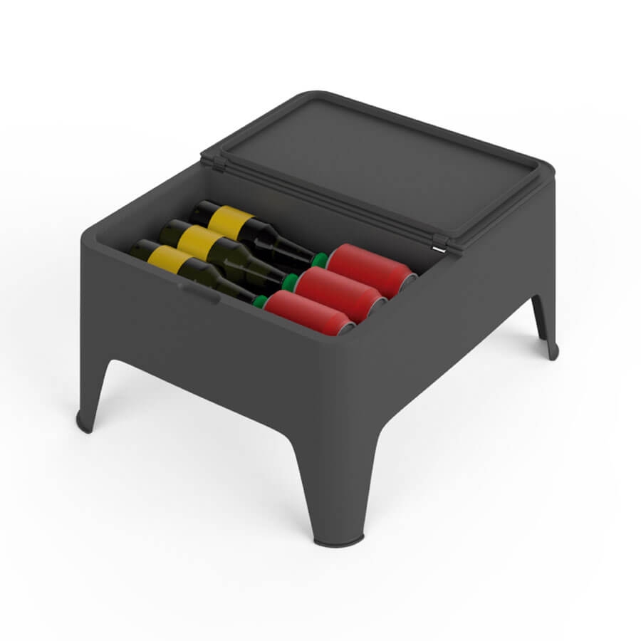 Mesa Auxiliar Alaska de Plástico Sostenible | Práctica y Ecológica