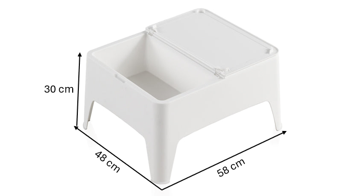 Recycled Plastic Garden Furniture Set - Costa Blanco | Outdoor Chair and Table