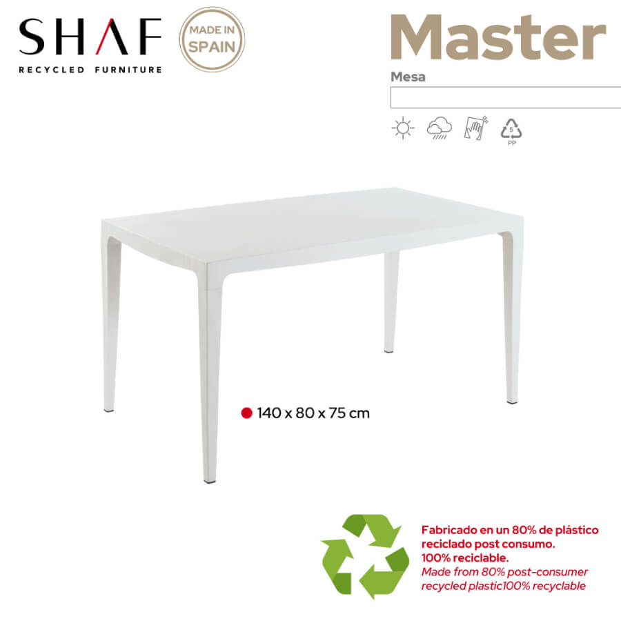 Modern and Durable Master Table | Indoor and Outdoor Use