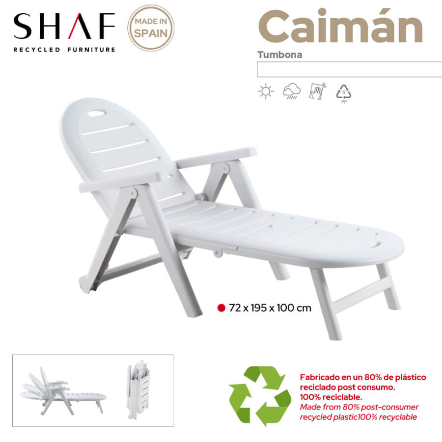 Adjustable Caiman Lounger | Ergonomic and Water-Resistant Design