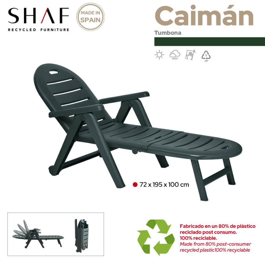 Adjustable Caiman Lounger | Ergonomic and Water-Resistant Design