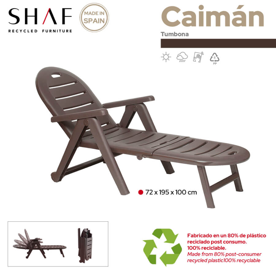 Adjustable Caiman Lounger | Ergonomic and Water-Resistant Design