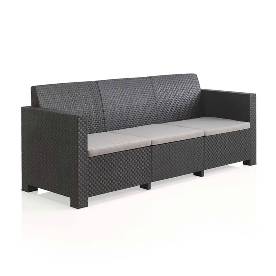 Conjunto de Muebles de Jardín de Plástico Reciclado - Belice | Estilo Contemporáneo y Sostenible