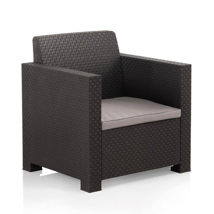 Conjunto de Muebles de Jardín de Plástico Reciclado - Belice | Estilo Contemporáneo y Sostenible