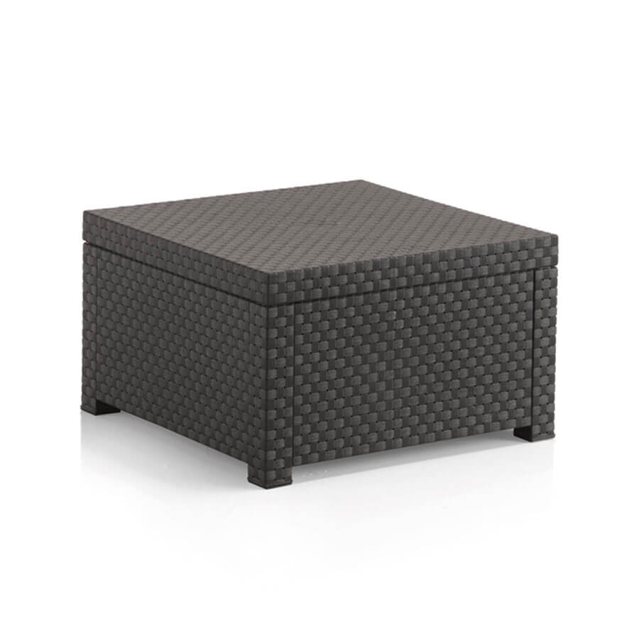 Manhattan Recycled Plastic Garden Furniture Set | Sofa, Ottoman, and Outdoor Armchair