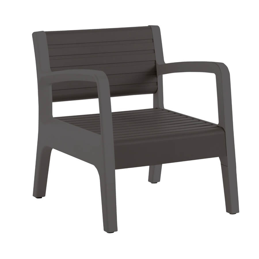 Conjunto de Jardín de Plástico Inyectado - Miami Tête-à-Tête | Diseño Elegante y Resistente