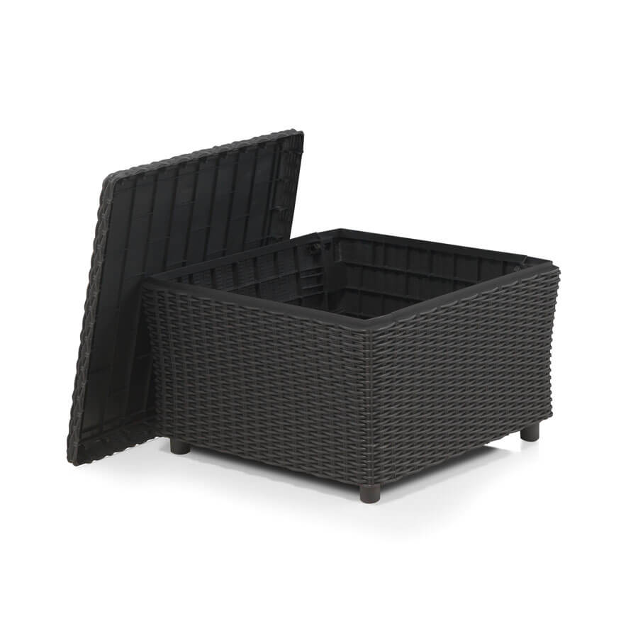 Conjunto de Jardín con Almacenamiento - Nova Confort Storage | Sofá y Mesa de Plástico Reciclado