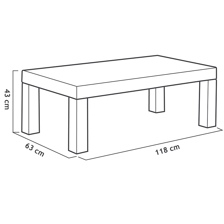 Conjunto de Muebles de Jardín de Plástico Reciclado - Belice | Estilo Contemporáneo y Sostenible