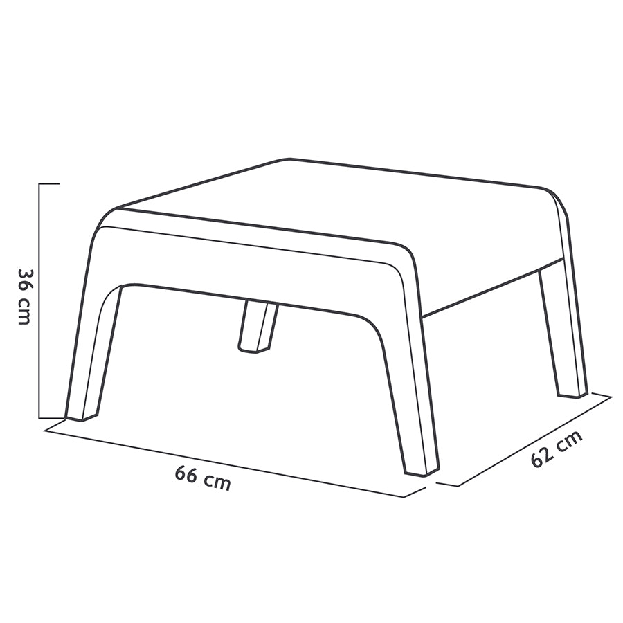 Recycled Plastic Garden Set - Miami | Elegant and Durable Design