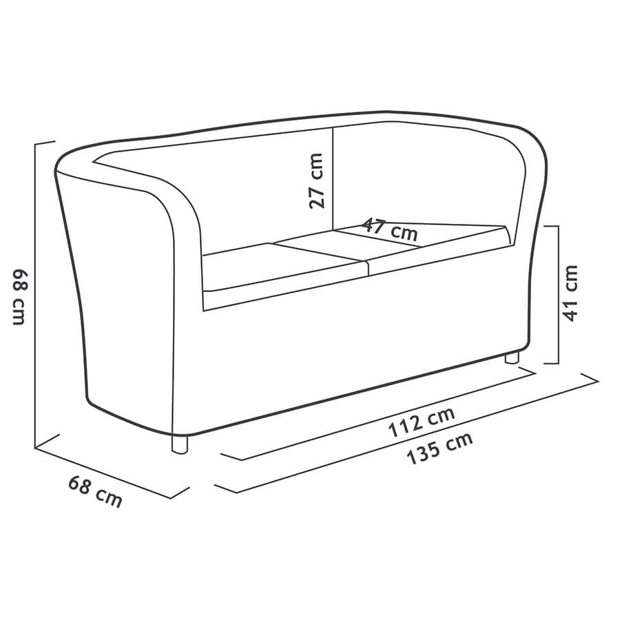 Conjunto de Jardín con Almacenamiento - Nova Confort Storage | Sofá y Mesa de Plástico Reciclado