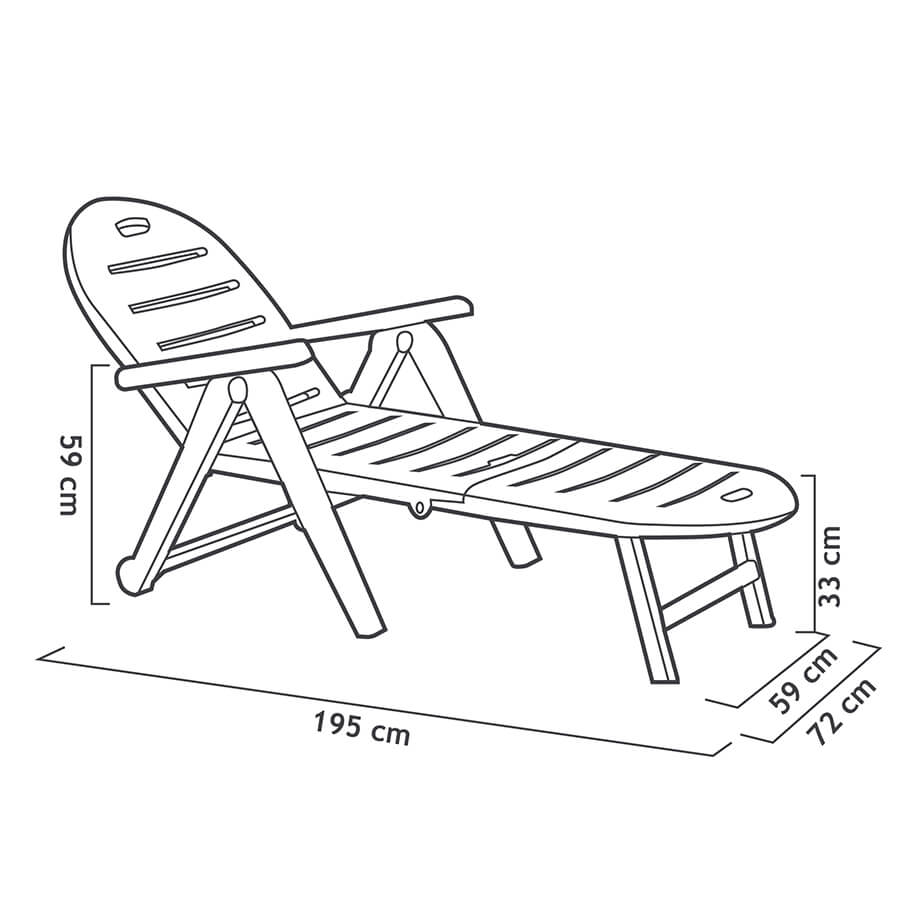 Adjustable Caiman Lounger | Ergonomic and Water-Resistant Design
