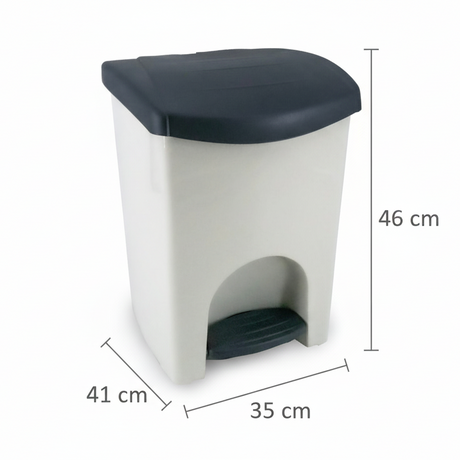 50L Recycling Bin with Lid and Pedal | Eco-Friendly Waste Separation