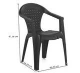 Pack 6 Sillas de Plástico Dream | Resistentes a la intemperie y filtros UV