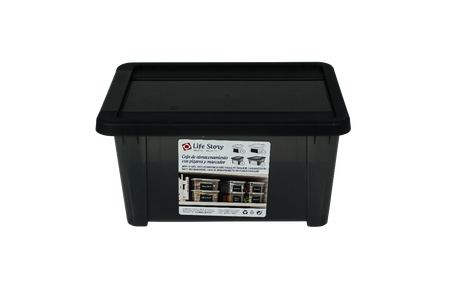 Pack 10 Cajas de Ordenación con Etiqueta de Identificación 5 L