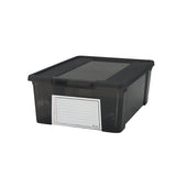 Pack de 4 Cajas de Almacenaje Resistentes y  con etiqueta Identificativa 11L