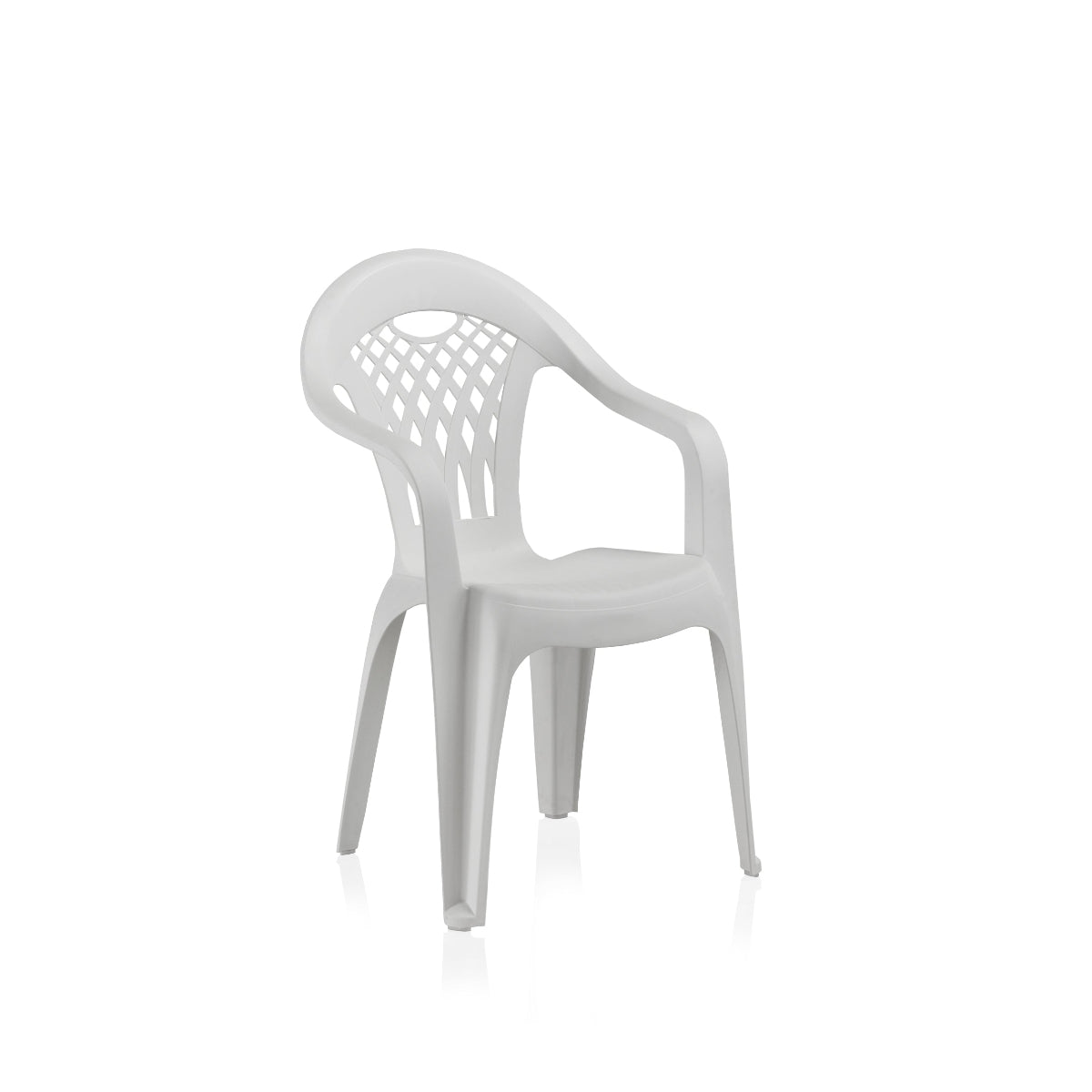 Pack de 6 Sillas Cancún de Plástico Reciclado | Sillas Apilables de Jardín y Catering