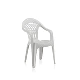 Pack de 6 Sillas Cancún de Plástico Reciclado | Sillas Apilables de Jardín y Catering