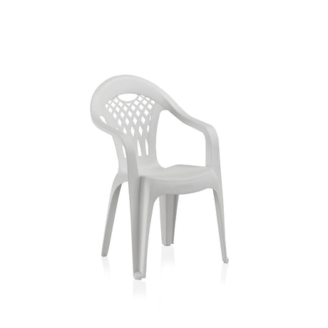 Pack de 6 Sillas Cancún de Plástico Reciclado | Sillas Apilables de Jardín y Catering