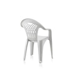 Pack de 6 Sillas Cancún de Plástico Reciclado | Sillas Apilables de Jardín y Catering