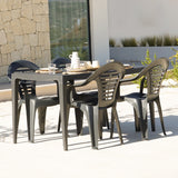 Silla Menorca - Pack de 6 unidades | Sillas de exterior apilables y de alta calidad
