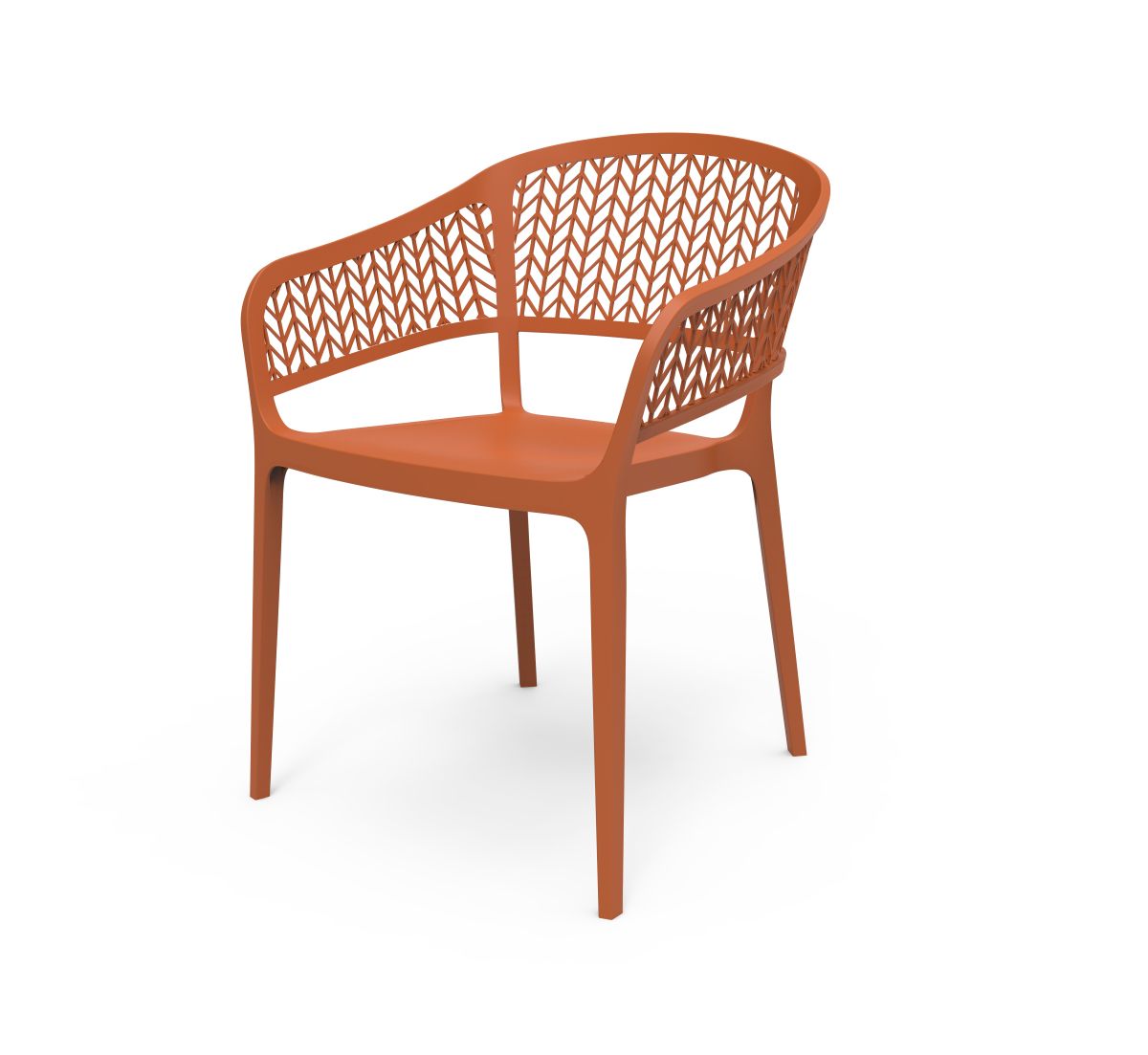 Pack of 4 Saona Chairs Made from Recycled Plastic | Modern Style and Comfort