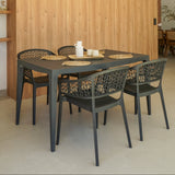 Pack de 4 Sillas Saona de Plástico Reciclado | Estilo Moderno y Confort