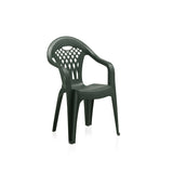 Pack de 6 Sillas Cancún de Plástico Reciclado | Sillas Apilables de Jardín y Catering