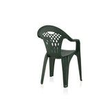 Pack de 6 Sillas Cancún de Plástico Reciclado | Sillas Apilables de Jardín y Catering