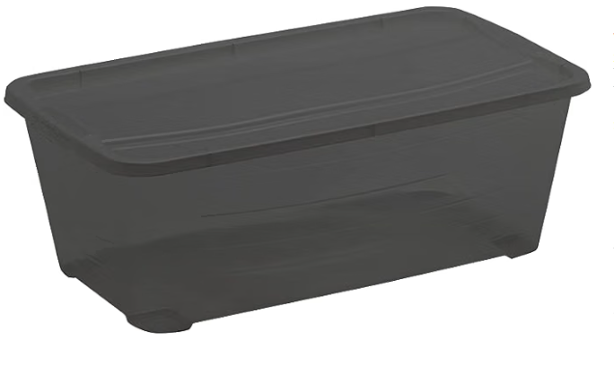 Pack de 5 Cajas Organizadoras con Tapa 6L