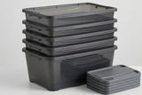 Pack de 5 Cajas Organizadoras con Tapa 6L