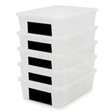Pack de 6 Cajas Organizadoras 11L con Tarjeta Identificativa