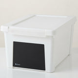 Pack de 10 Cajas Organizadoras Transparentes 5L con Etiqueta